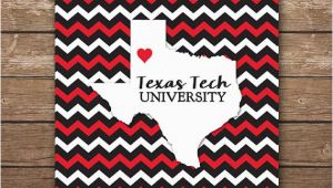 Where is Texas Tech Located On the Map Digital Texas Tech University Map Art Ttu Printable Wall Art