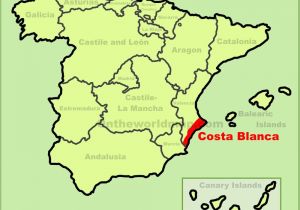 Where is the Costa Brava In Spain On A Map Costa Blanca Maps Spain Maps Of Costa Blanca