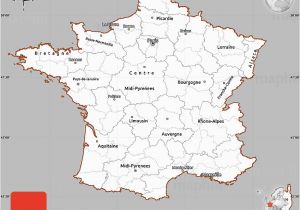 Where is toulouse France On the Map Gray Simple Map Of France Cropped Outside