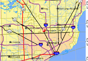 Where is Troy Michigan On A Map Ferndale Michigan Mi 48220 Profile Population Maps Real Estate