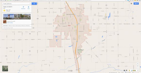 Where is Tulare California On the Map Google Maps Tulare Ca Best Tulare Map Ettcarworld Best where is