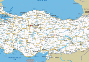 Where is Turkey Located On A Map Of Europe Road Map Of Turkey Italy Greece Turkey and Places I