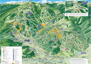 Where is Vail Colorado On the Map Trail Maps Arrowhead at Vail