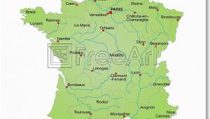 Where is Vichy France On Map Free Map Of France