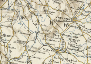 Where is Warwickshire On the Map Of England History Of Wroxall In Warwick and Warwickshire Map and Description