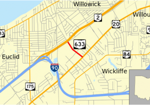 Wickliffe Ohio Map Ohio State Route 633 Wikiwand