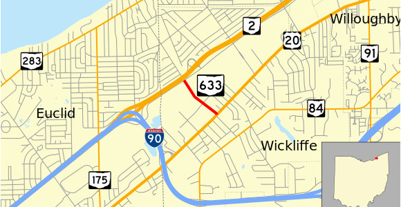 Wickliffe Ohio Map Ohio State Route 633 Wikiwand