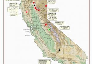 Wildfire In California Map Map Of Current California Fires Massivegroove Com