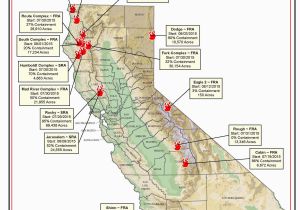 Wildfire In California Map Map Of Current California Fires Massivegroove Com