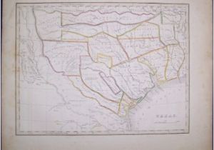 Wiley Texas Map Map Antique Texas First Edition Of First atlas Map Of Texas as A