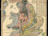 William Smith Geological Map Of England Old Map New England Stock Photos Old Map New England Stock Images