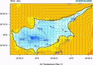 Wind Map Colorado Temperature and Wind Cyprus Weather forecast