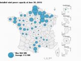 Wind Map France French Wind Farms Increase Generation by 21
