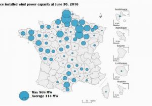 Wind Map France French Wind Farms Increase Generation by 21