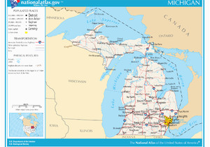 Wind Map Michigan Michigan Wikitravel