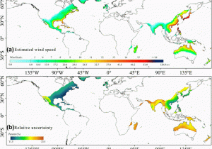 Wind Speed Map California Mapping the Wind Hazard Of Global Tropical Cyclones with Parametric