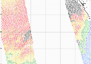 Wind Speed Map California north and Central California Surf Report Stormsurf