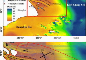 Wind Speed Map Europe A Bathymetric Map and Location Of the Yangtze Estuary the