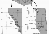 Wind Speed Map Ireland Maps Showing the Location Of the A Hf Radar Sites and B Nwlon