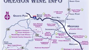 Wine Country oregon Map Map Of oregon Wine Country Secretmuseum