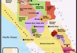 Wine Country oregon Map sonoma Valley California Map Secretmuseum