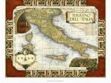 Wine Map Of Italy Poster 411 Wine Map Of Italy Posters and Art Prints Barewalls