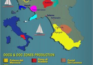 Wine Maps Of Italy Campania Italy Major Appellations Wine Wineeducation Italy