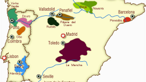 Wine Regions Of Spain Map Spain and Portugal Wine Regions