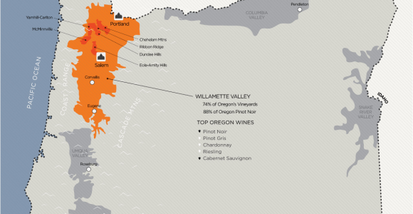 Wineries oregon Map A Guide to Learning oregon Pinot Noir the Big Trip oregon Pinot