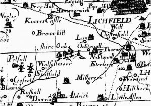 Wolverhampton England Map Brownhills