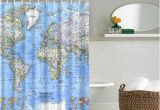 World Map Shower Curtain Canada Cheap Shower Curtains Shop Unique Shower Curtain Online