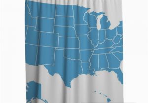 World Map Shower Curtain Canada United States Vector Map Shower Curtain