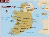 World Map Showing Ireland Map Of Ireland