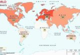 World Map with Canada Highlighted United States On World Map Pergoladach Co