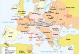 World War 2 In Europe and north Africa Map Wwii Map Of Europe Worksheet