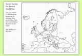 World War 2 Maps Of Europe Free World War 2 Europe Colouring Map Kids Activity