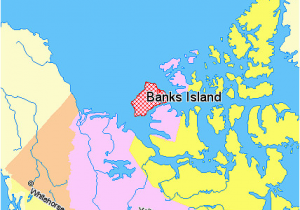 Yellowknife Map Canada File Map Indicating Banks island northwest Territories