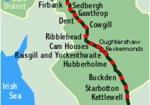 Yorkshire On Map Of England Uk Long Distance Trails Want to Do the Dales Way