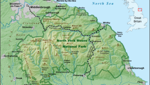Yorkshire On the Map Of England north York Moors Wikipedia