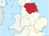 Yorkshire On the Map Of England Yorkshire and the Humber Revolvy