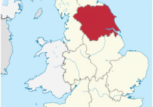Yorkshire On the Map Of England Yorkshire and the Humber Revolvy
