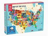 Your Child Learns Europe Map Puzzle Mudpuppy Map Of the United States Of America Puzzle 70 Pieces 23 X16 5 Ideal for Kids Age 5 Learn All 50 States by Name Capital City and More