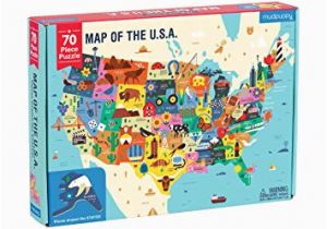 Your Child Learns Europe Map Puzzle Mudpuppy Map Of the United States Of America Puzzle 70 Pieces 23 X16 5 Ideal for Kids Age 5 Learn All 50 States by Name Capital City and More