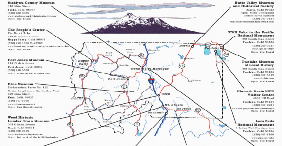 Yreka California Map Visit the Siskiyou County Museum Located In Yreka Ca Places to