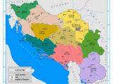 Yugoslavia Europe Map the Nine Banates Banovinas Of the Kingdom Of Yugoslavia