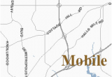 Zip Code Map Of Mobile County Alabama City Map
