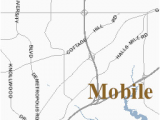 Zip Code Map Of Mobile County Alabama City Map